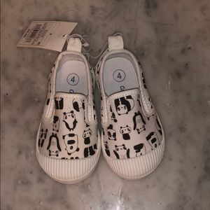 Panda slip on shoes